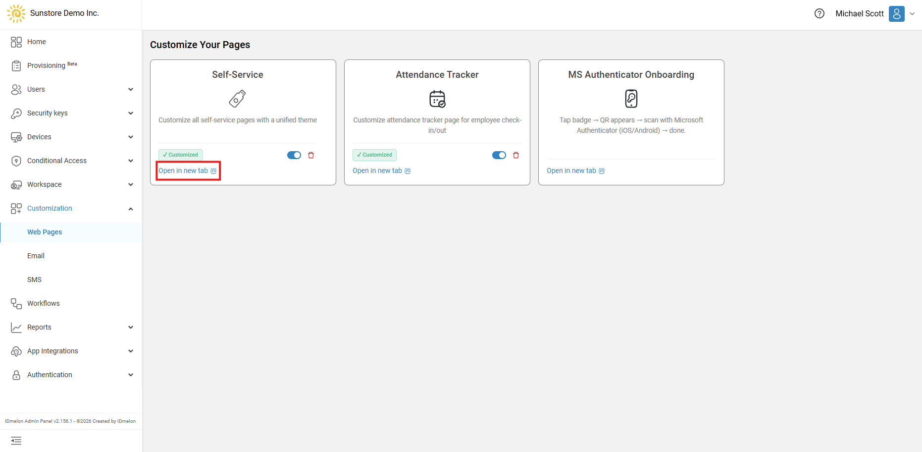 Self-Service IDmelon 1