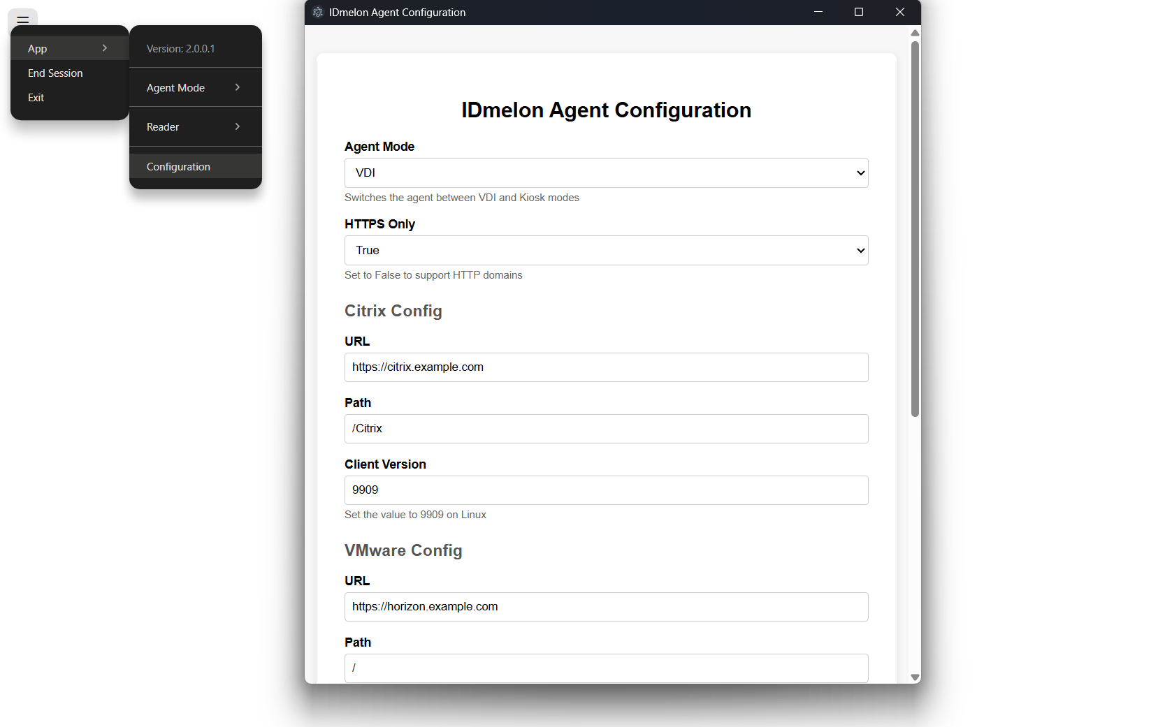 App Configs