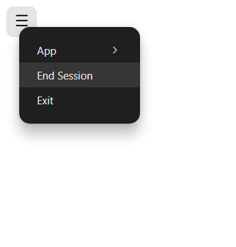 End Session Option