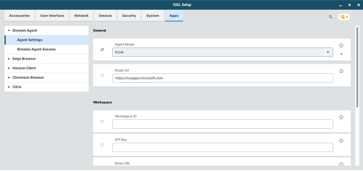 App Configs on IGEL