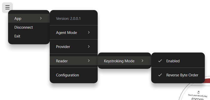 Badge Reader Mode