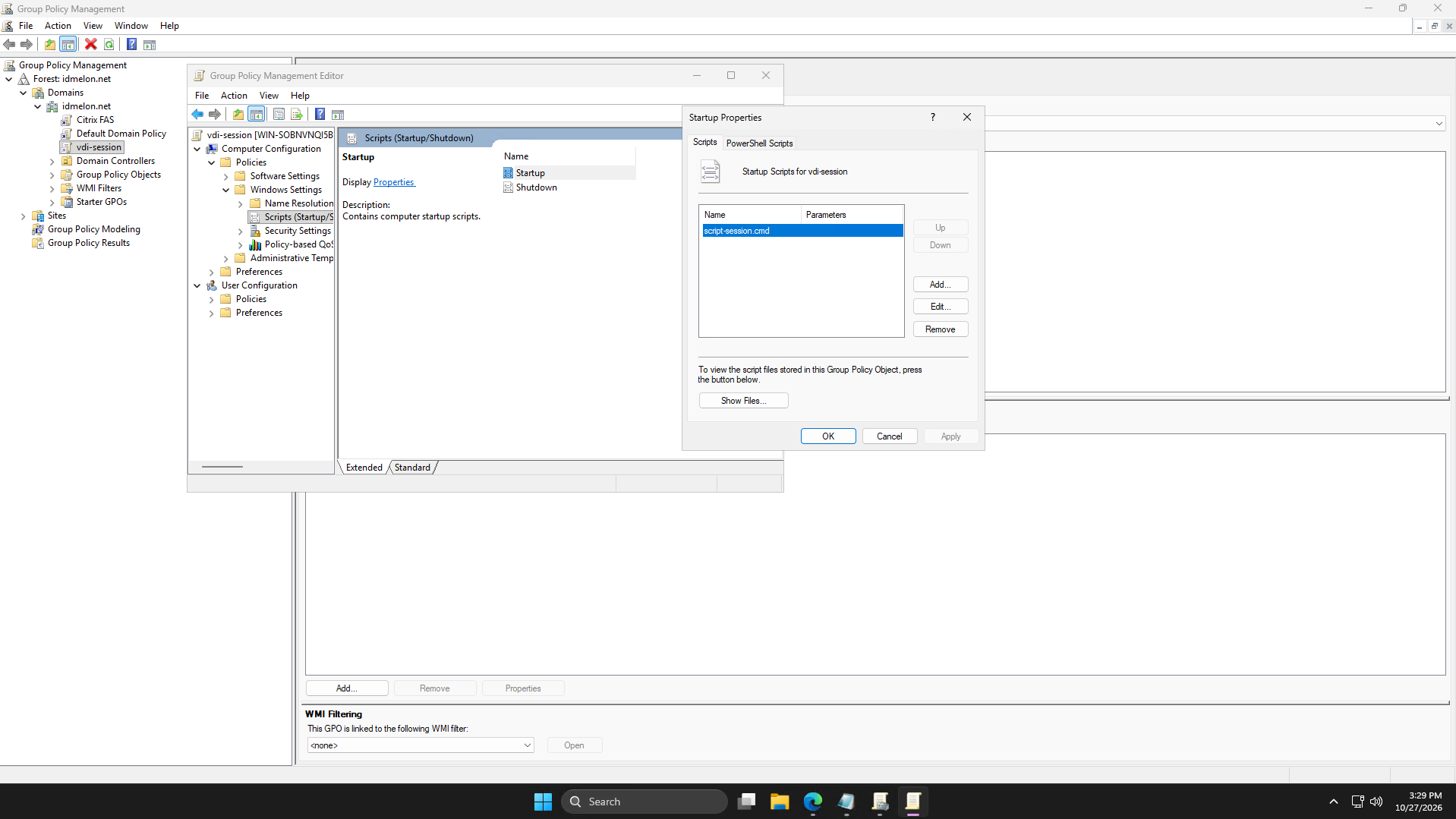 GPO Startup Script