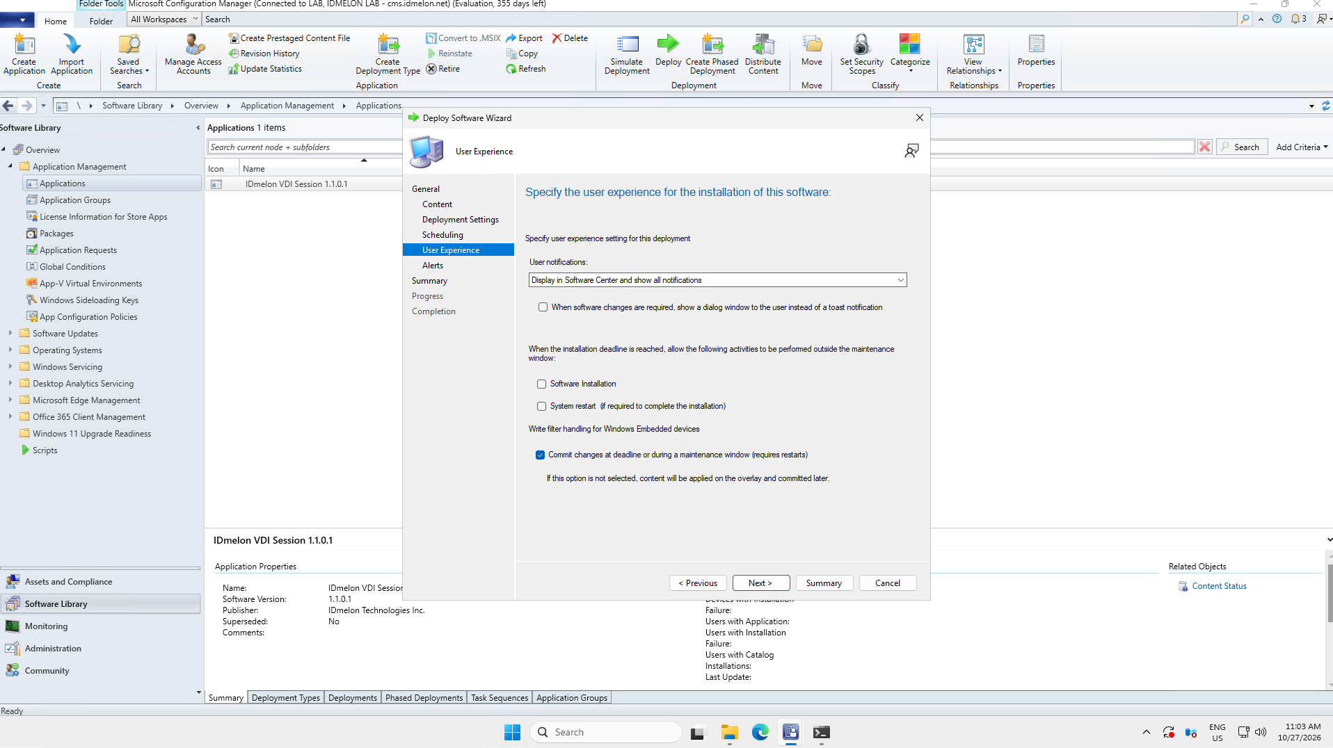 Deploy User Experience
