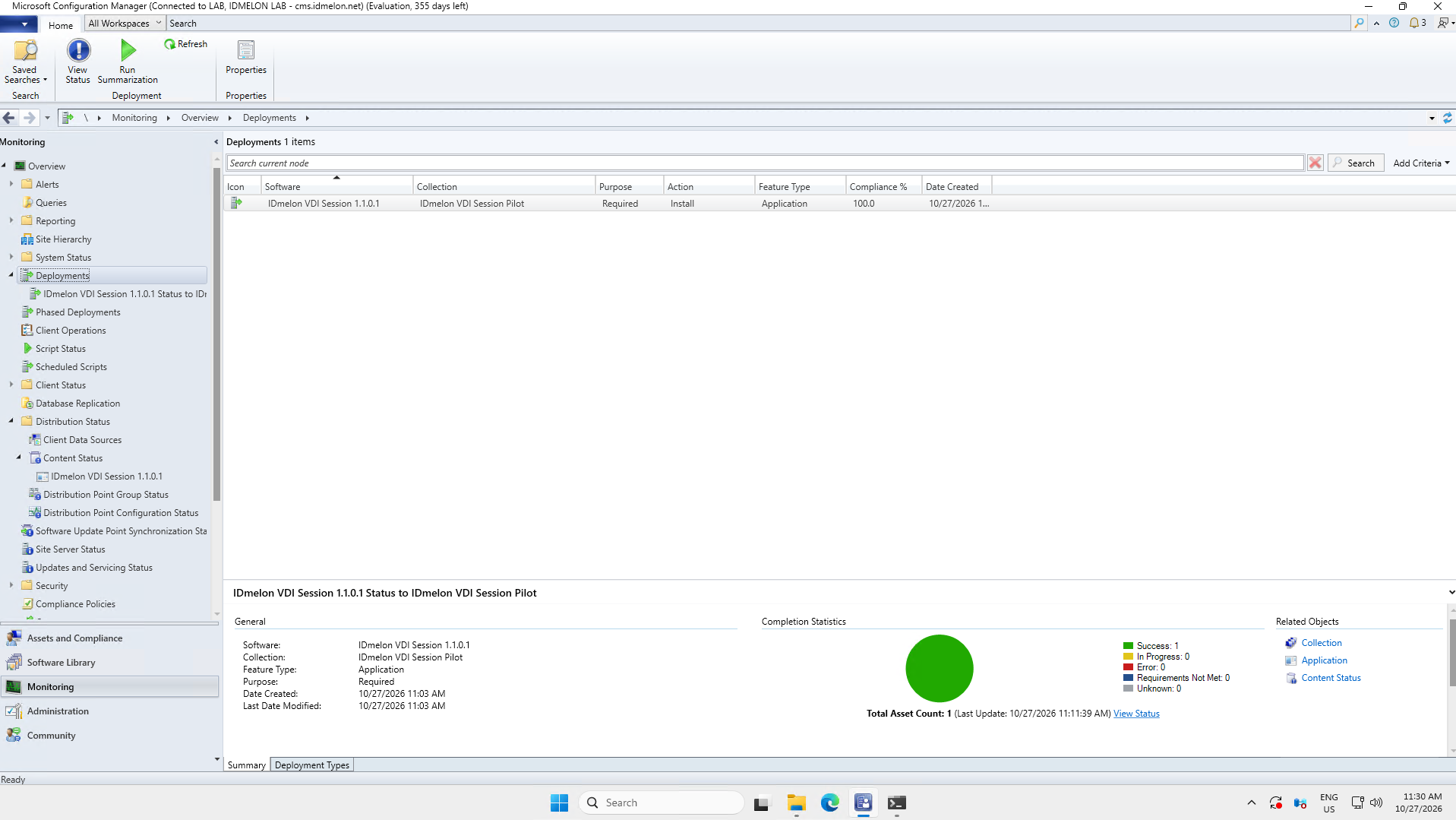 Monitor Deployment