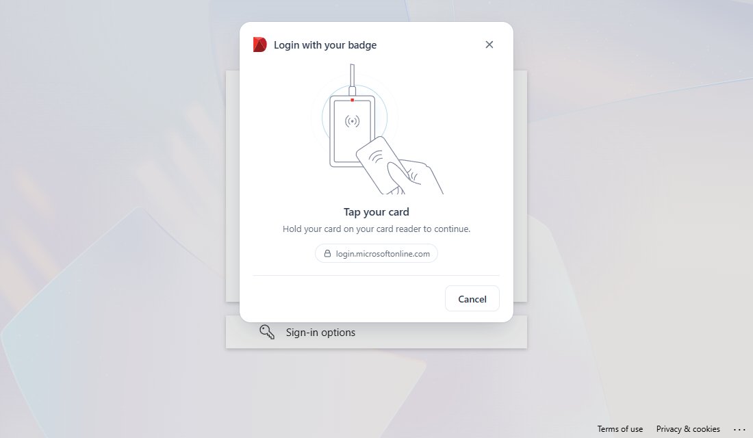The prompt on Microsoft&rsquo;s sign-in page