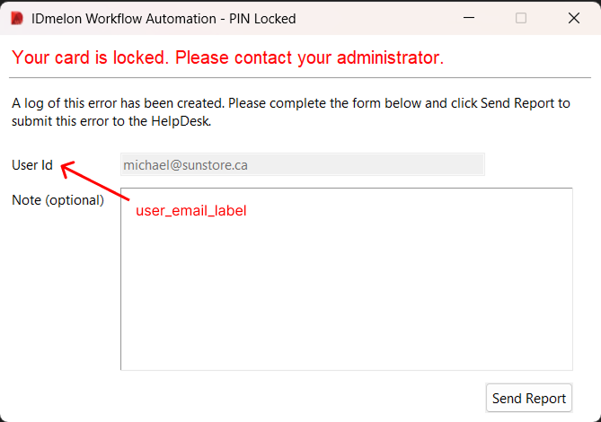 Report issue not enrolled