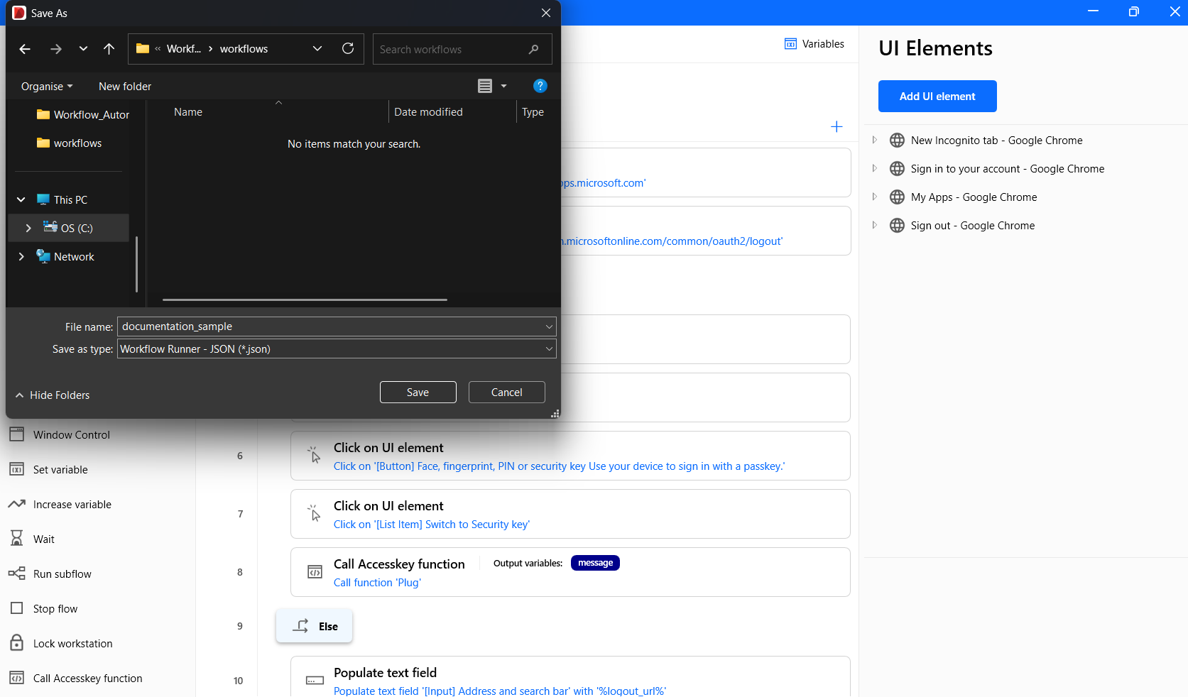 Workflow Exportation